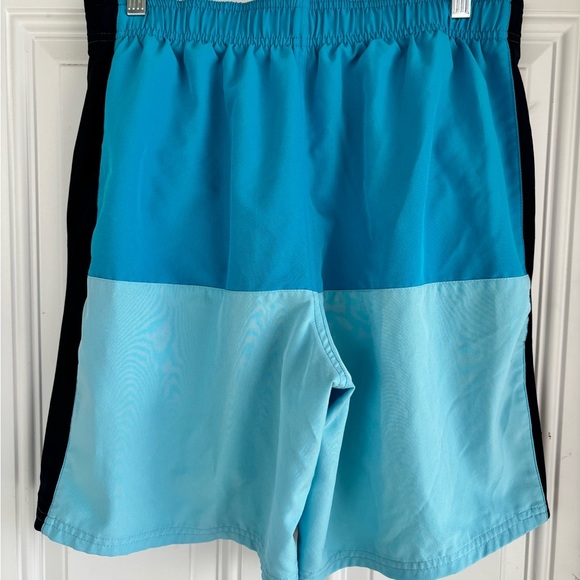 NWT $58 NIKE L SPLIT VOLLEY 8.5" SWIM SHORTS TRUNKS Lt Blue Fury NESS9446 430 - Picture 8 of 16